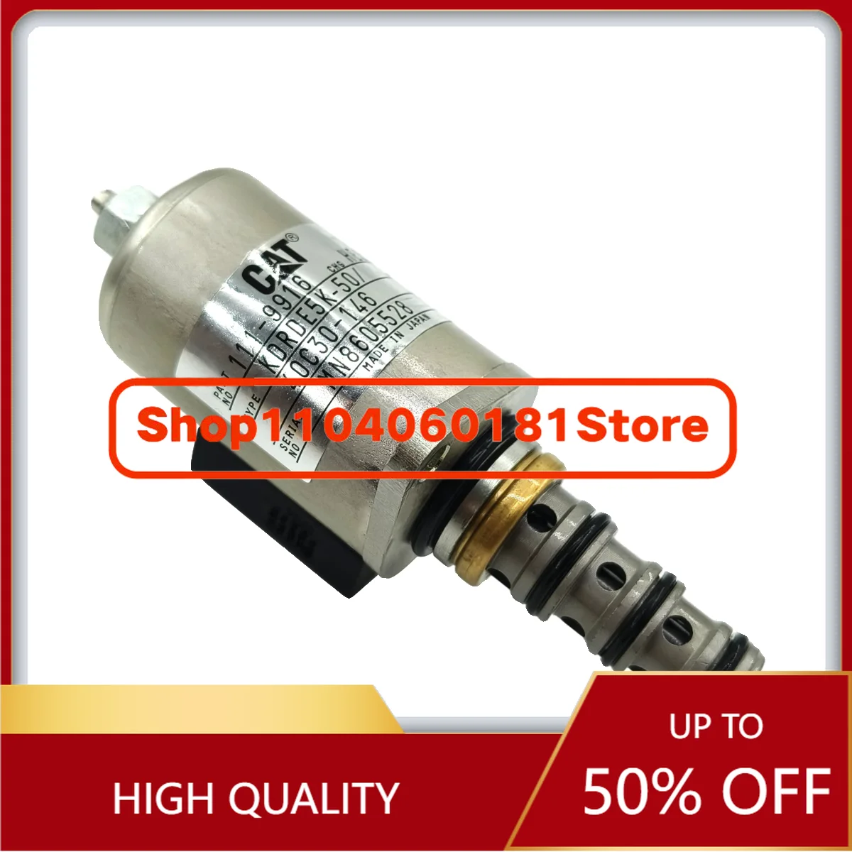 High Quality Excavator Hydraulic Pump Proportional Solenoid Valve for E320D 326 329 330 336D 349D2 Part Number 111-9916