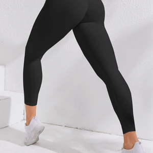 صغير الحجم مثير V الخصر تجريب طماق الصالة الرياضية النساء عارية شعور السراويل اليوغا اختيار مقاس واحد أكبر أفضل 6 امرأة عارية مبيعا - رقم 3