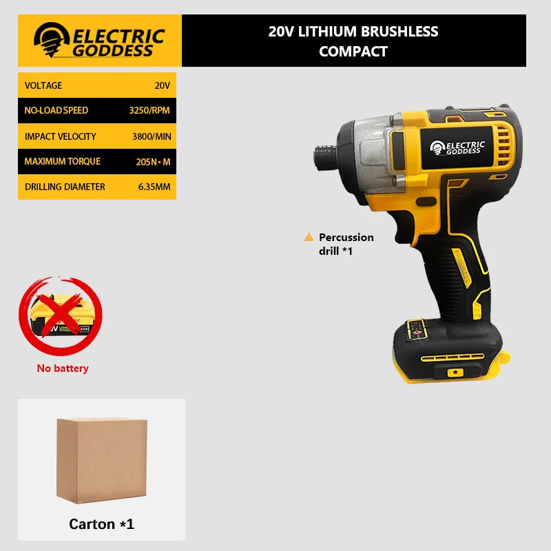 DCF887 مثقاب كهربائي بدون فرشاة 205N.M سائق لاسلكي متعدد الأغراض أداة كهربائية لدبوس بطارية ديوالت 20 فولت #4