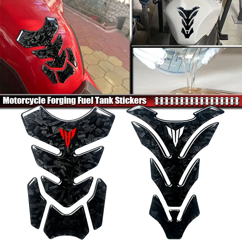 Fit For MT MT-07 MT-09 MT07 MT09 FZ-07 FZ-09 Forging Fuel Tank Stickers motorcycle decorative decal sticker