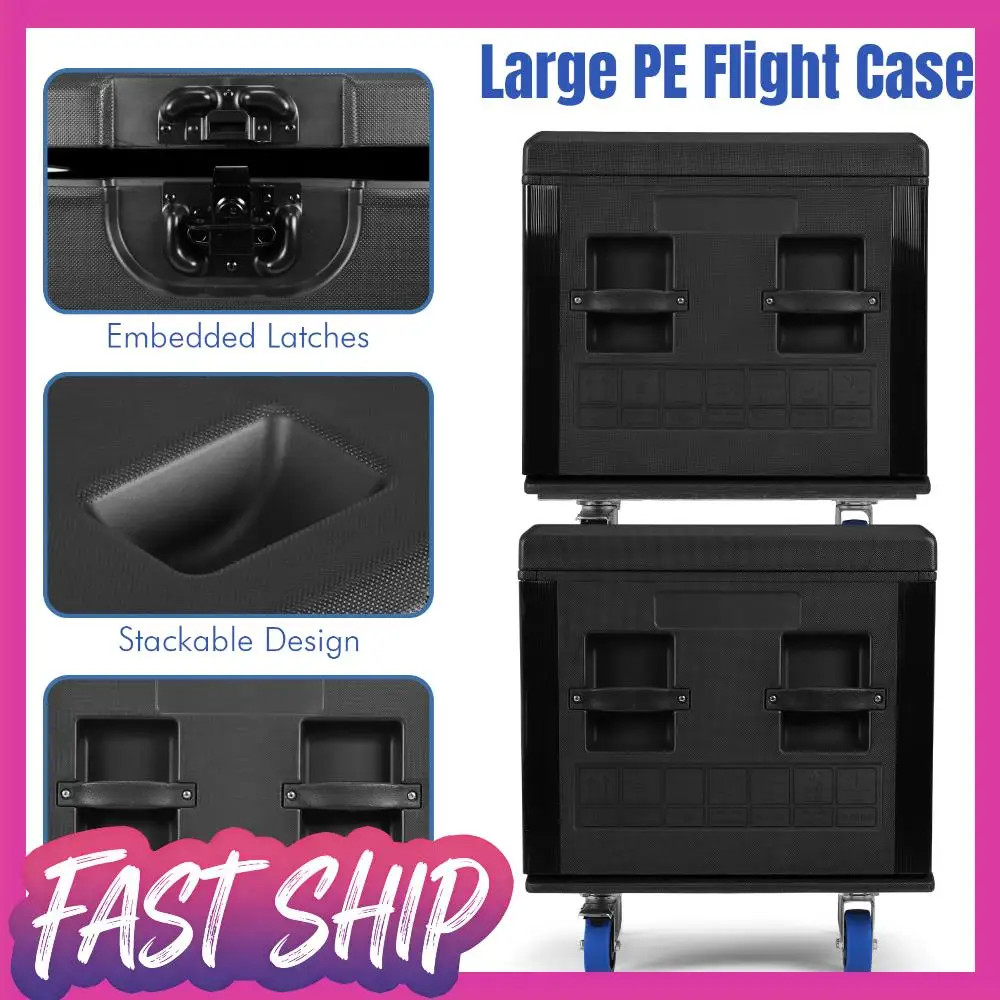 

Универсальный кейс для транспортировки оборудования с ручкой и колесами, водонепроницаемый, для хранения и перевозки профессионального аудио- и DJ-оборудования