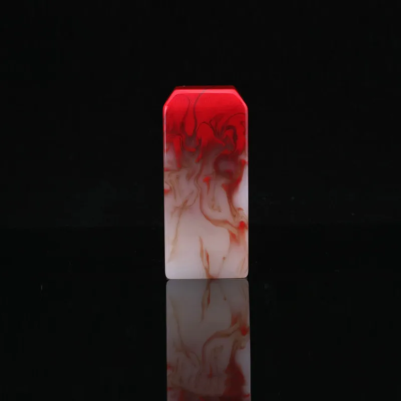 Xinjiang Gobi Bloodstone Seal Large Square Decoration Crafts Seal Carving Jewelry