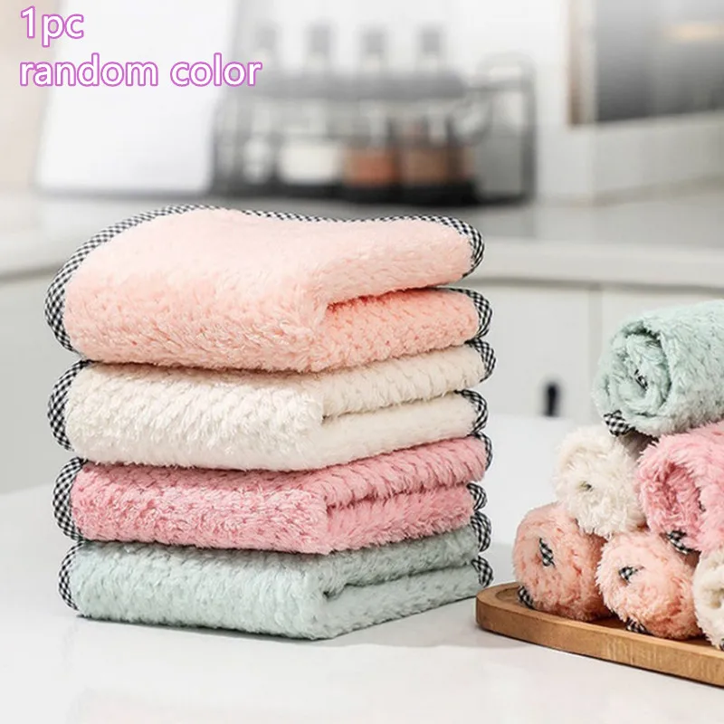 

Kitchen Daily Dish Towel Dish Cloth Kitchen Rag Non-stick Oil Thickened Cloth