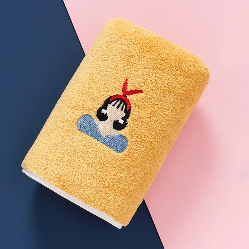

Face Bath Towel Set, for Adults Women Men, Microfiber Fabric, with Embroidered, Highly Absorbent Bathroom 70*140, 35*75cm
