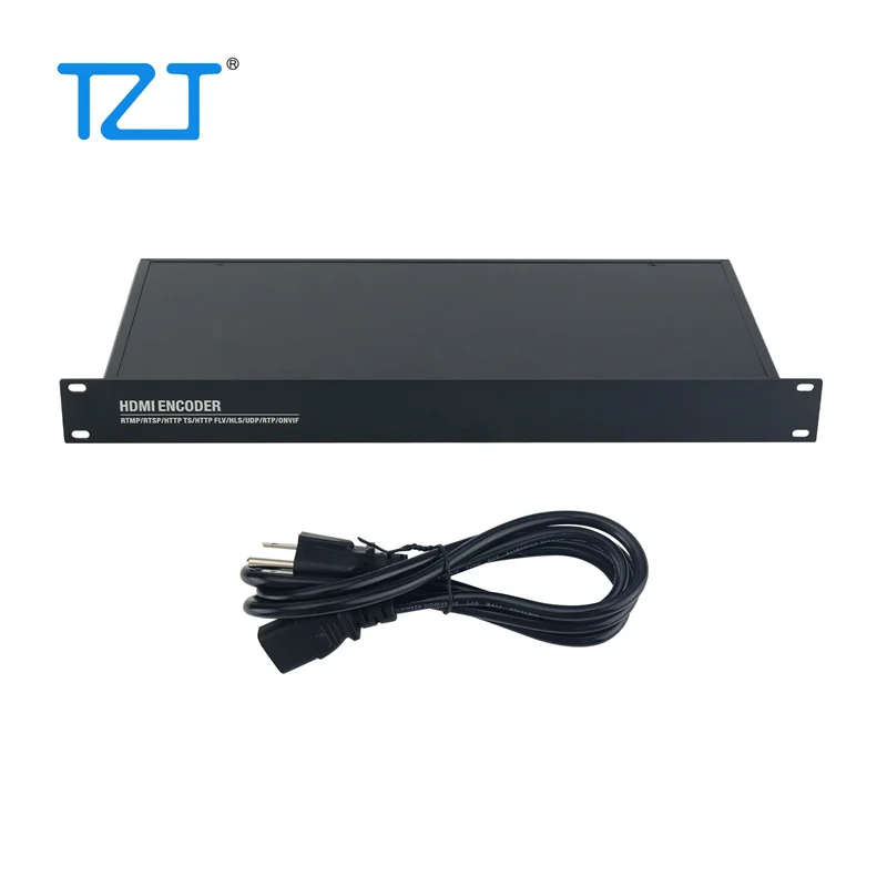 TZT 4-Channel HDMI-compatible to Network 1080P 60FPS Audio and Video Live Streaming Encoder with 1U Rack