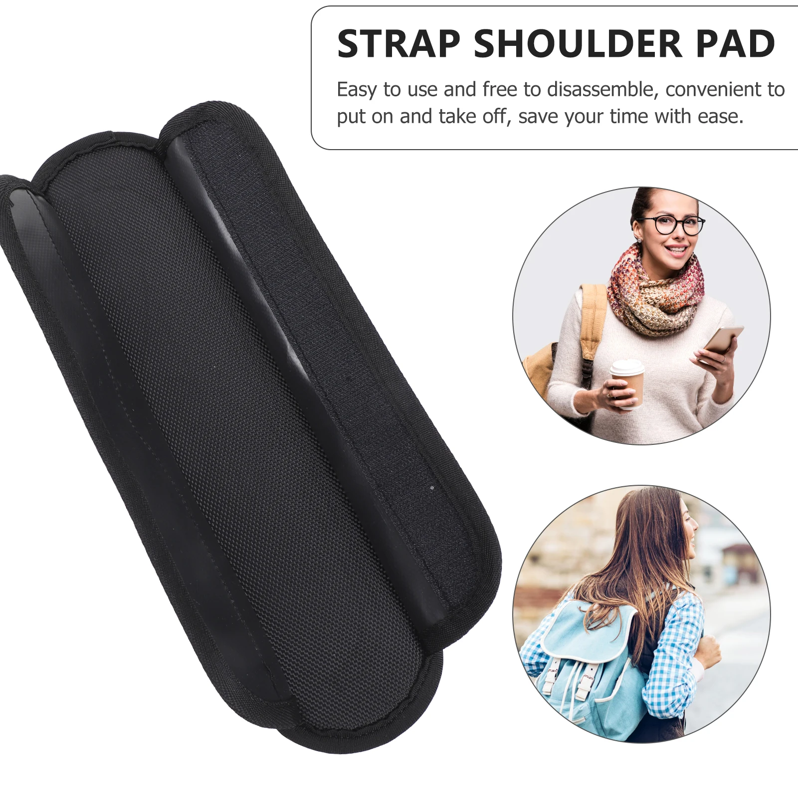

EVA Oxford Replacement Shoulder Strap Pads for Backpack Guitar Camera Bag Long Detachable Cushion Relieves Pressure Comfortable