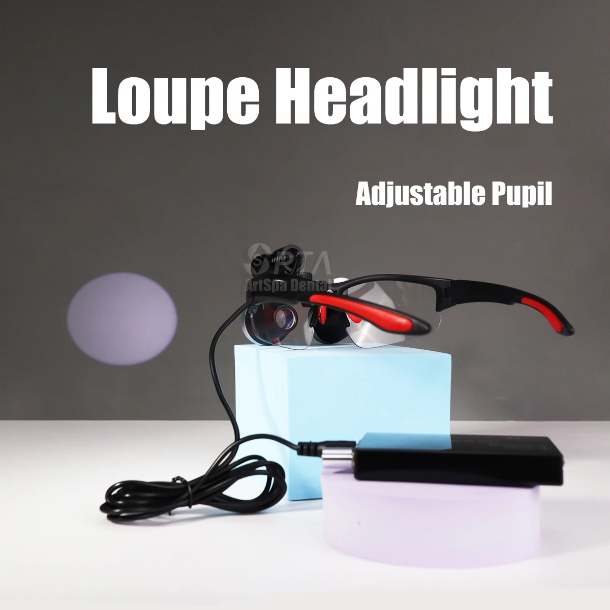 SPTA LED Dental Loupe 3.5X Magnification Binocular Surgical Glasses Renfert Dentistry Equipment For Odontologia And Medical Use