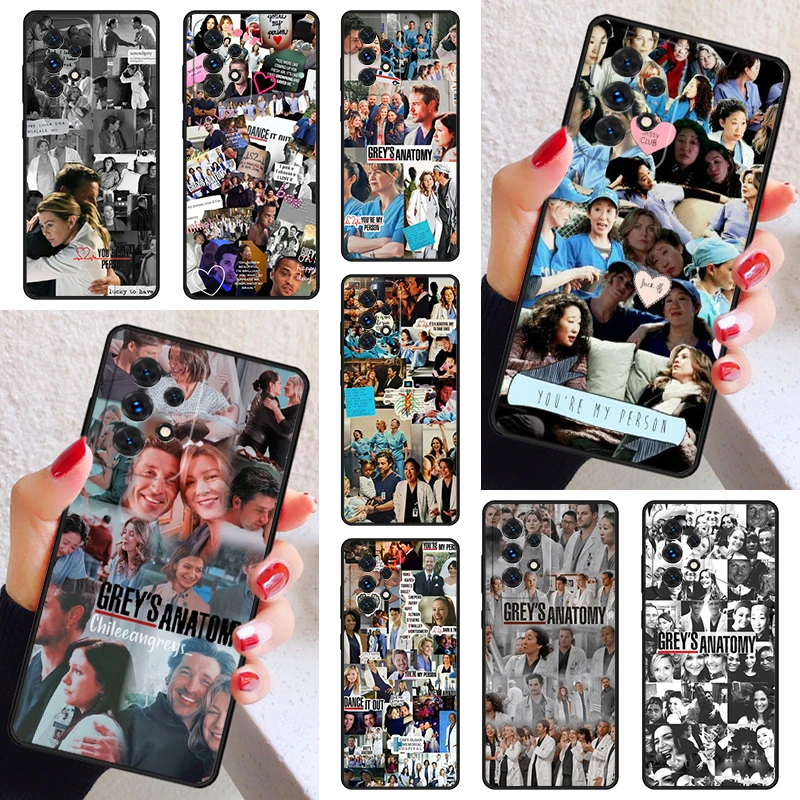 Greys Anatomy Collage Phone Case Cover For Samsung Galaxy A52 A72 A73 A20e A21S A50 A70 A11 A12 A42 A31 A40 A51 A71 A32 A80 A91