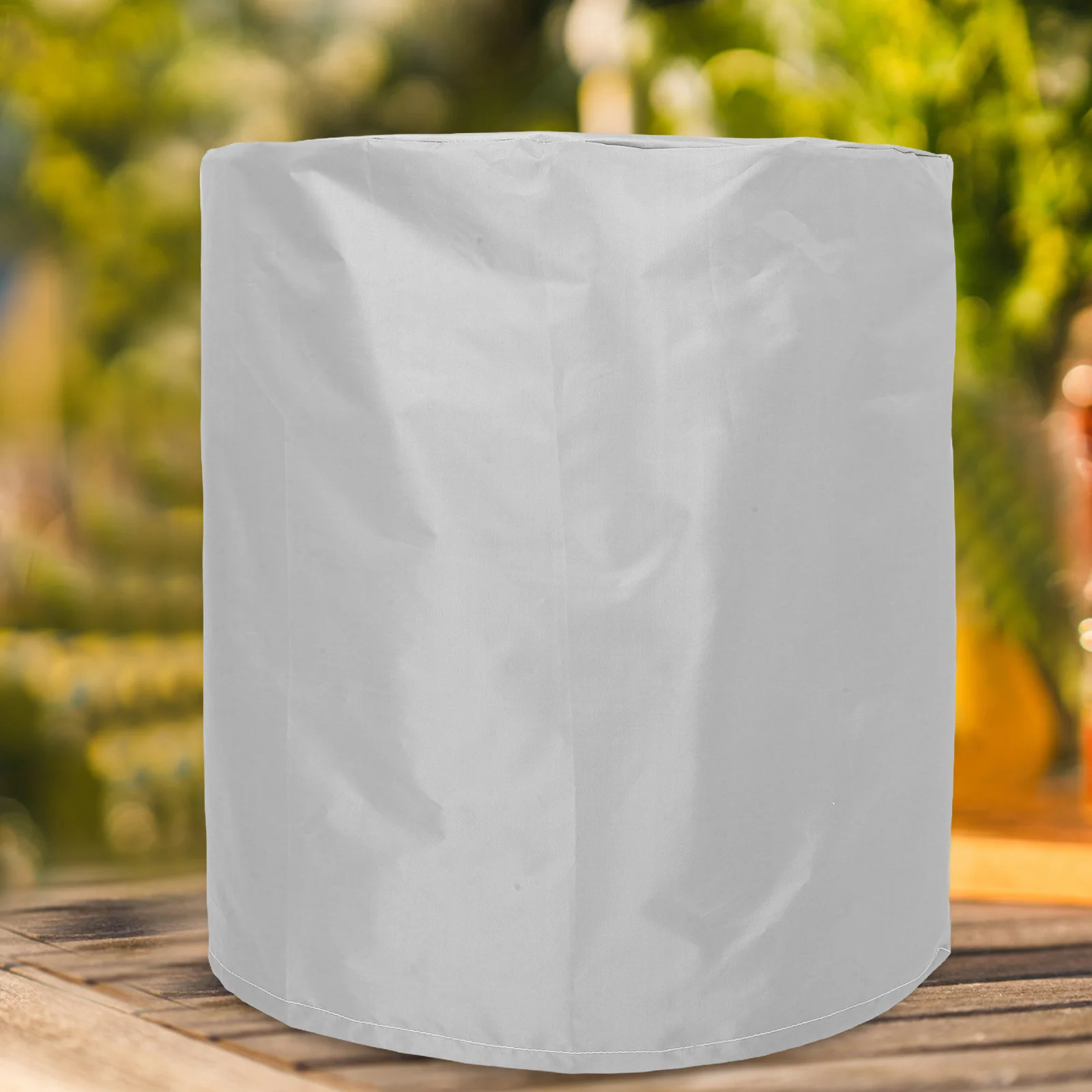 Outdoor Beverage Cooler Cover Round Waterproof Dustproof Protection for Small Garden Tables Fits Patio Side Coffee Table Modern