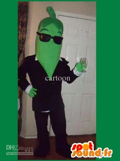 Traje de mascota enmascarada para hombre, traje verde de Navidad, traje de fiesta de Cosplay, traje de mascota caliente