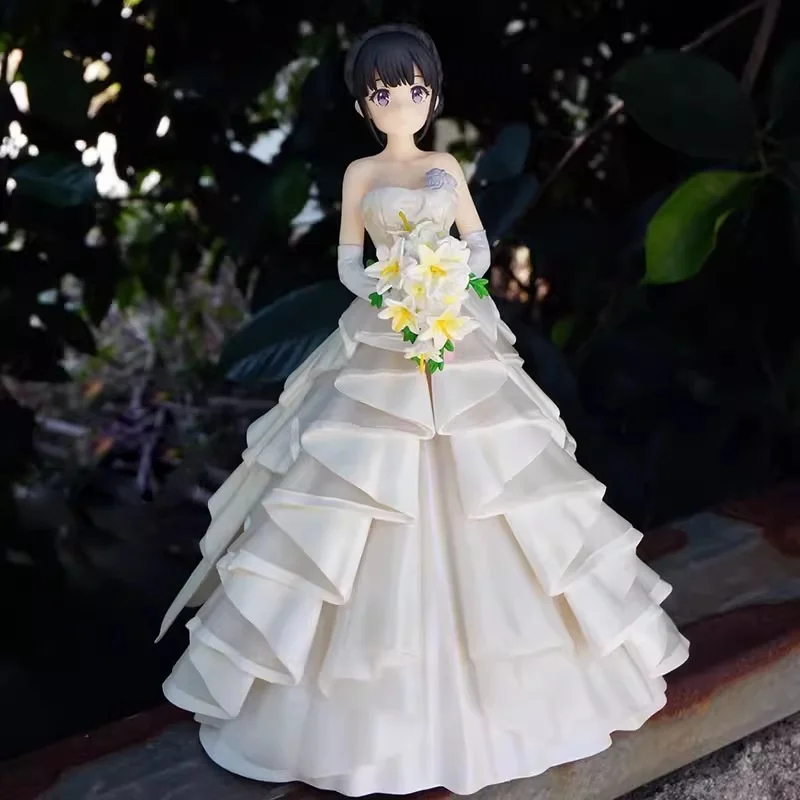 

1/7 Makinohara Shoko Wedding Dress Ver. Pvc Figure Model Rascal Does Not Dream Of Bunny Girl Senpai Anime Collectible Toy Gift