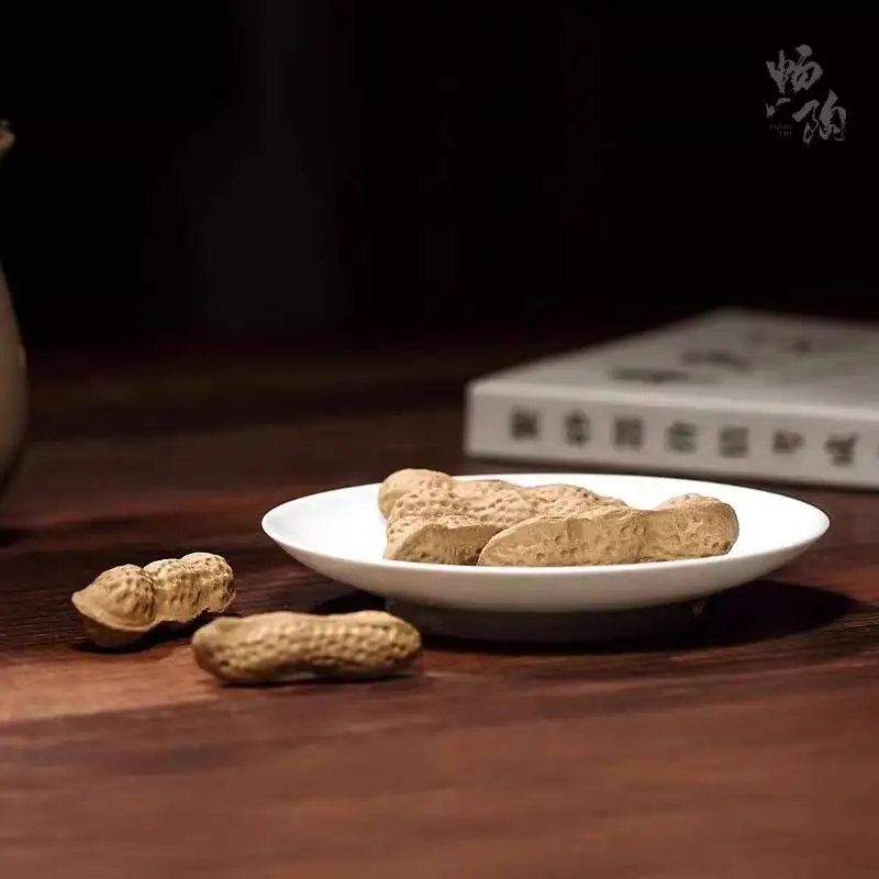 

Changtaoyixing Handmade Purple Clay Tea Pet Ornament, Can Be Customized, Creative Imitation Peanut, Red Date, Lotus Seed, Single