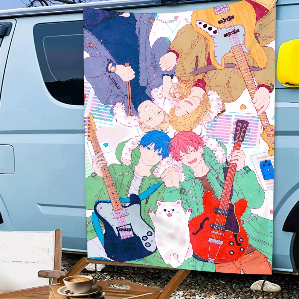 Given Anime BL Mafuyu r flag Living Room Wall Club Hanging Home Dorm Decor Art Garage Bar Live Decoration Banner