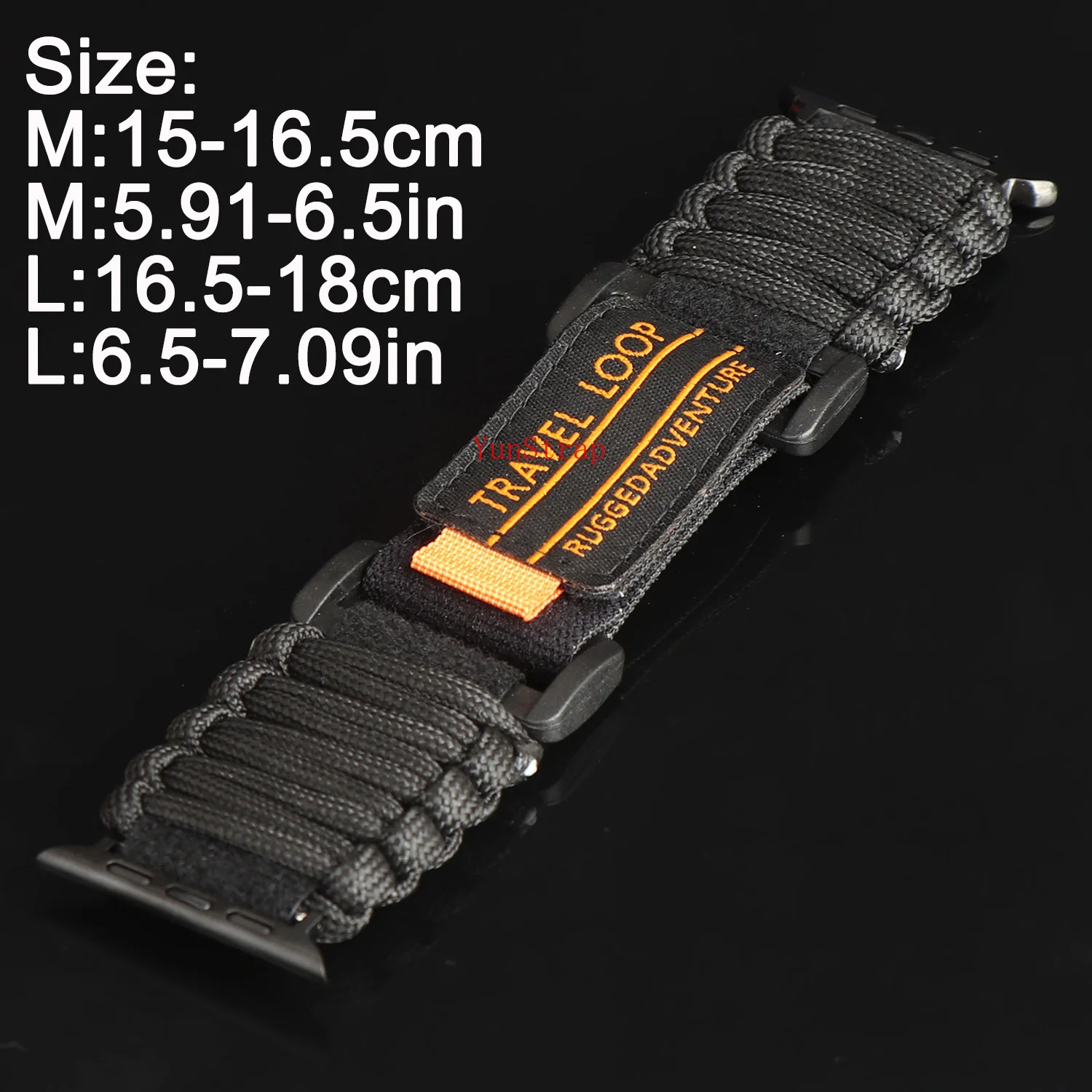 Travel Loop Umbrella Rope Band for Apple Watch 49mm 46mm 45mm 44/42mm Men Strap iWatch Ultra 2 SE 10 9 8 7 6 5 4 3 Bracelet