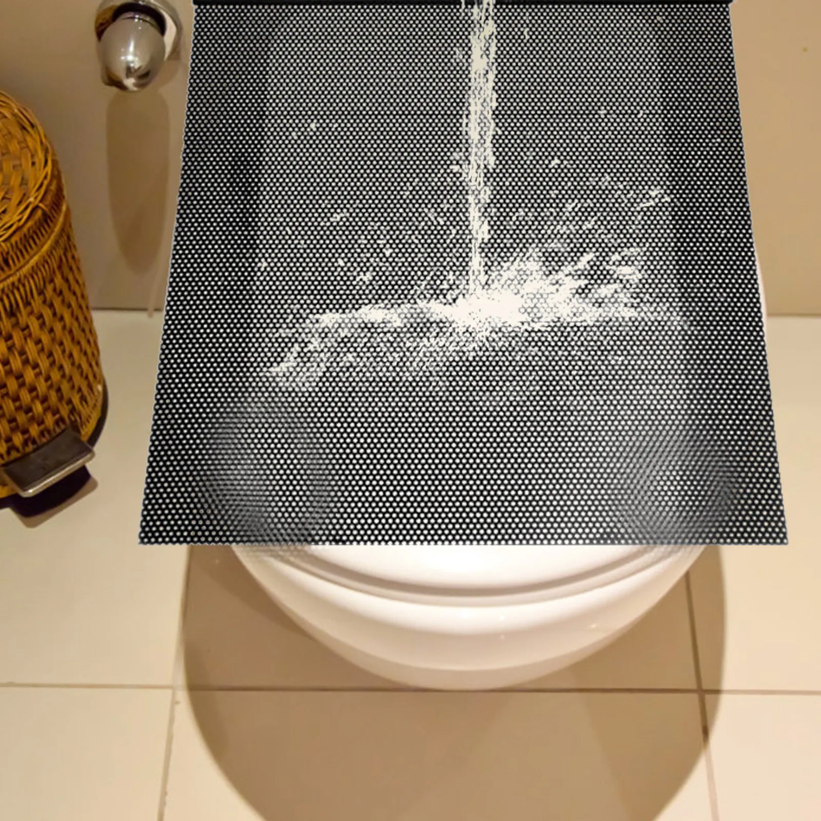 

1Set Smart Toilet Waterproof Shield Universal Fit Extendable Retractable Barrier Washable Surface Moisture Protection Modern