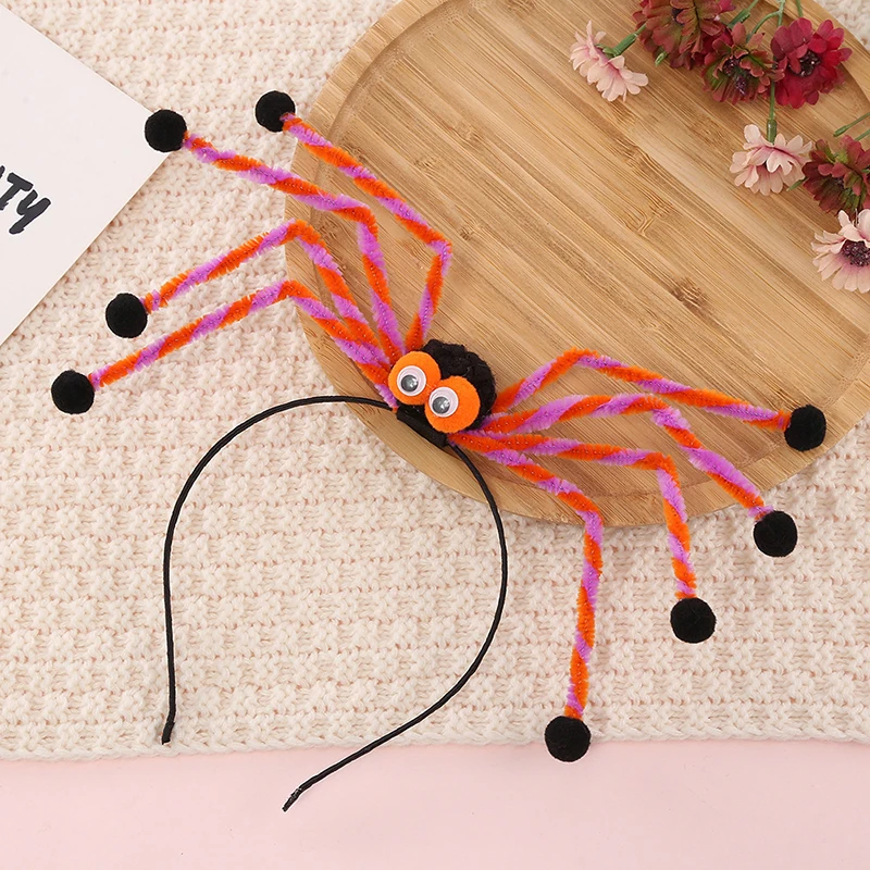 Halloween Headband Halloween Spider Headband Festival Party Hair Hoop Photography Props Hair Accessories Halloween Decor