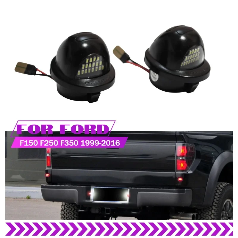 

2Pcs18LED подсветка номерного знака автомобиля задний номерной знак для Ford F150 F250 F350 1999-2016