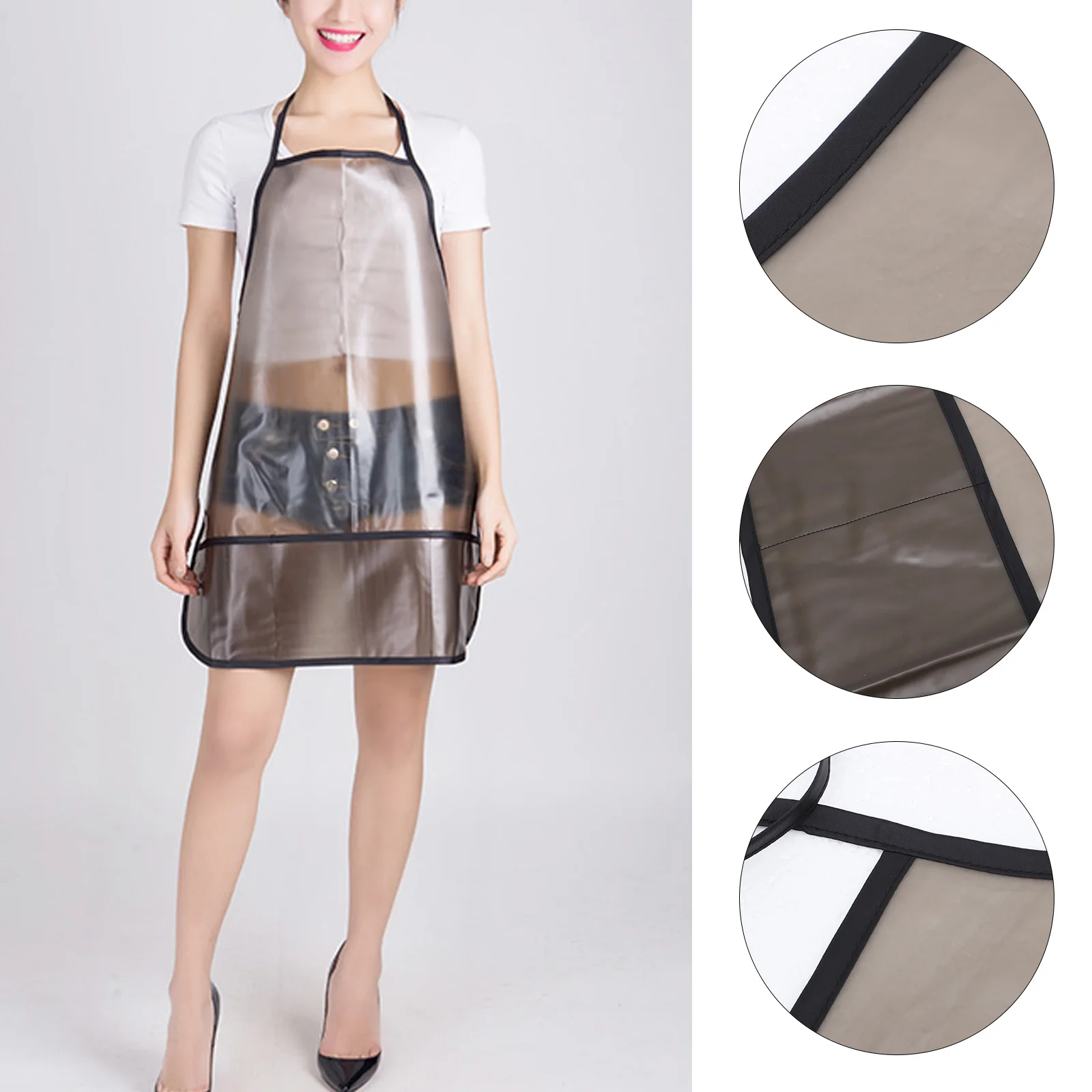 

Waterproof Barber Cape Hair Dye Apron Hairdressing Styling Gown Salon Apron For Men Women Durable Easy