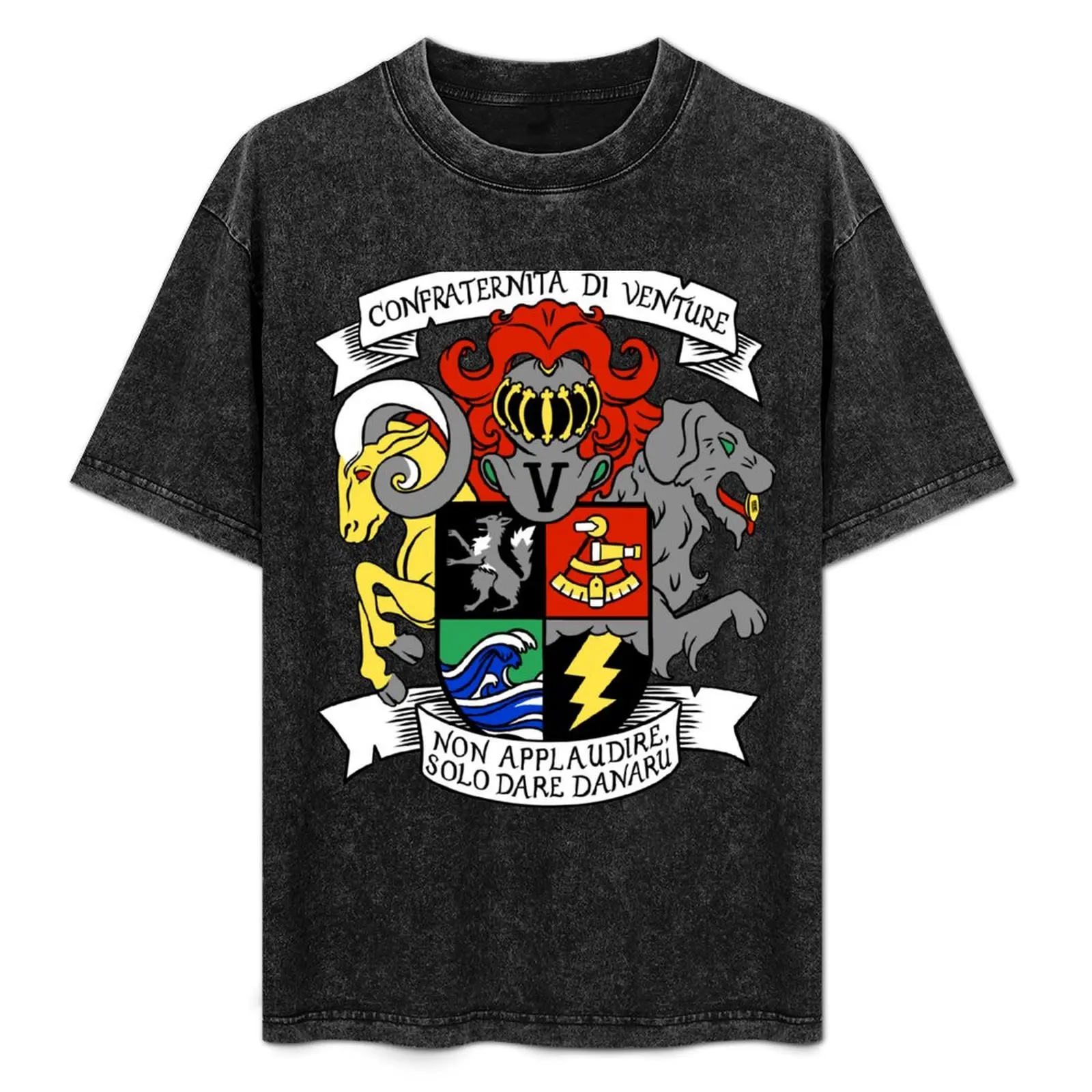 

Футболка Condottieri, повседневная футболка из мягкого хлопка с короткими рукавами