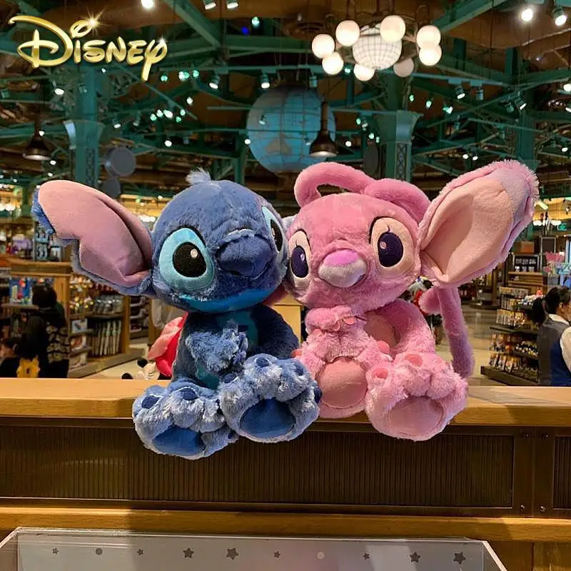 

Stitch Disney Giant Size Lilo Plush Stuffed Doll Cartoon Kawaii Animal Couple Sleeping Pillow Softmaterial Toy For Child Gifts