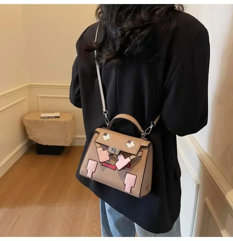 

Designer Inspired Women's Shoulder Bag Genuine Leather Crossbody Handbag Elegant Ladies Purse with Adjustable Strap