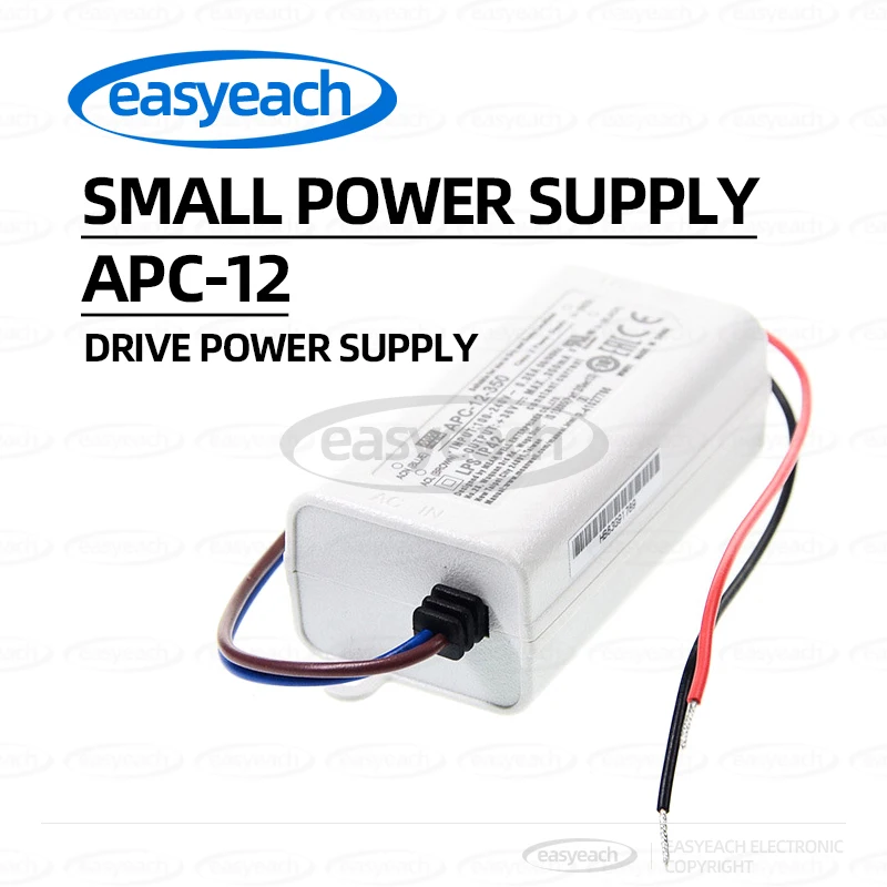 

MEAN WELL APC-12 12W 350/700mA Lighting Driver LED Constant Current Power Supply