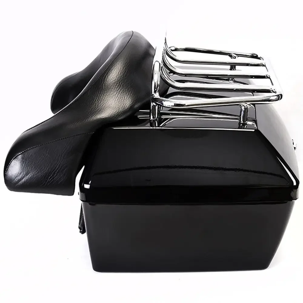 

motorcycle box for DMY with top rack and backrest