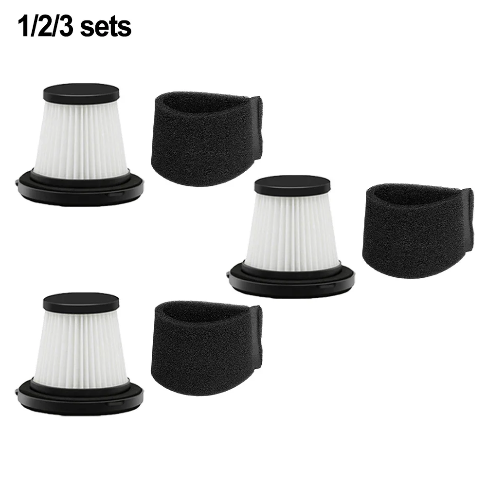 1/2/3 Pcs Set Washable And Reusable For Morse G10 Vacuum Cleaner Replace Filter Handheld Cordless Vac Spare Parts Accessories