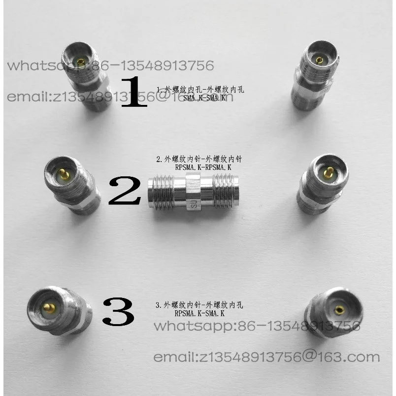 SMA RP 2.92 adapter 90 degree bend, quick plug, low loss less than 0.1dB low standing wave 0-18G universal