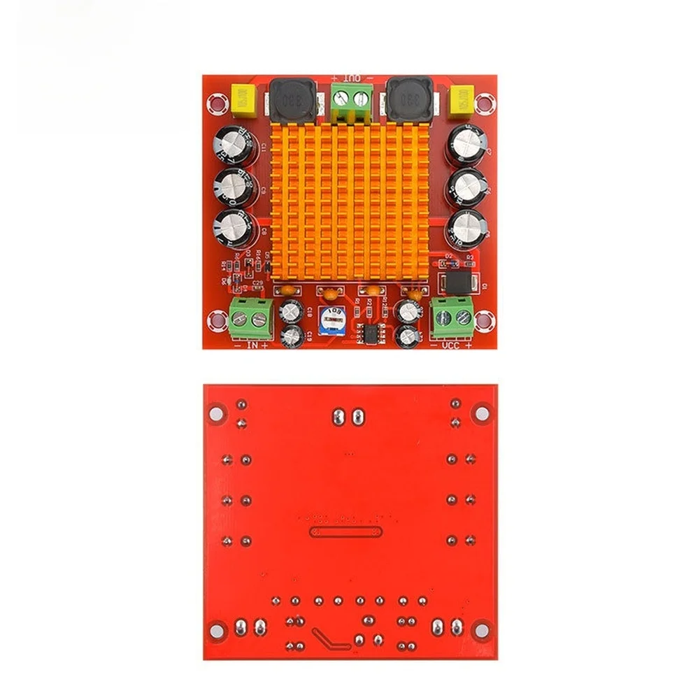 150W Single Channel Digital Amp Board TPA3116DA Audio Power Amp 12 26V High Equipped With An Array Heat Sink