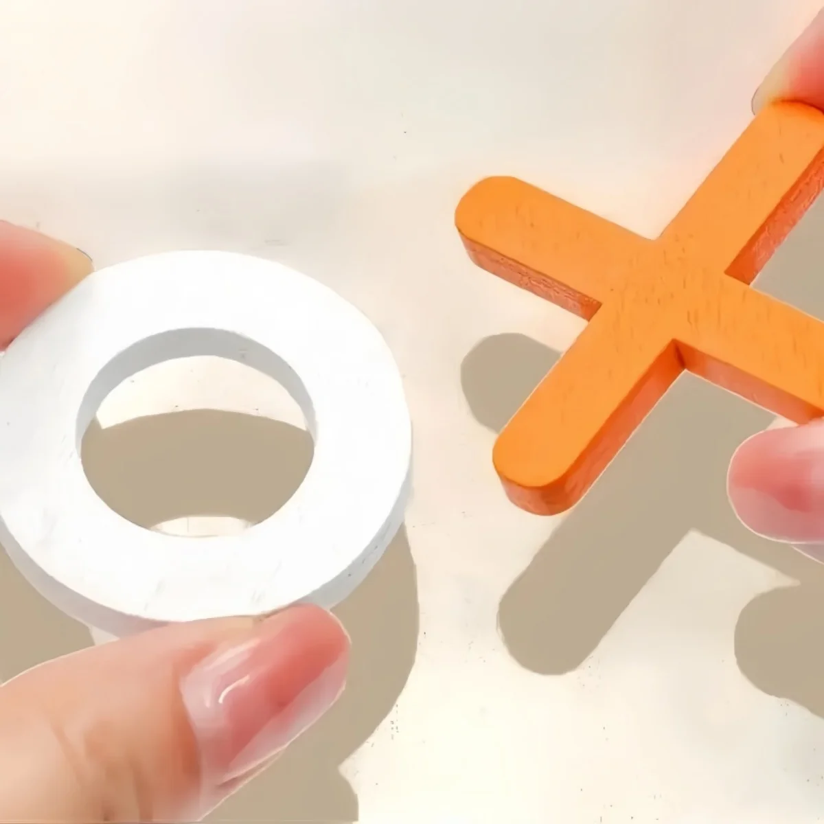 لعبة تيك تاك تو لوحة خشبية XO لغز حجم السفر التقليدي لعبة تعليمية للأطفال حفلة عائلية هدية تفاعلية #4