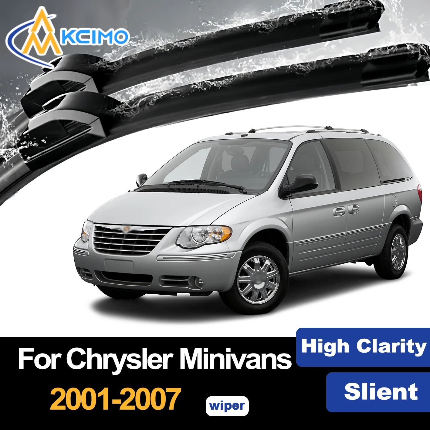 

For Chrysler Minivans RS 2001-2007 2002 2003 Dodge Caravan Front Wiper Blades Car Windscreen Windshield Window Wiper Accessories