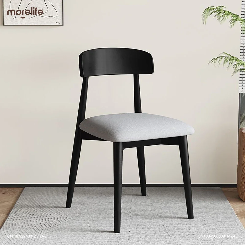 Design Solid Wooden Dining Chair Household Hotel Stools Nordic Style Minimalist Modern Simple Armchair Home Furniture FS-001+