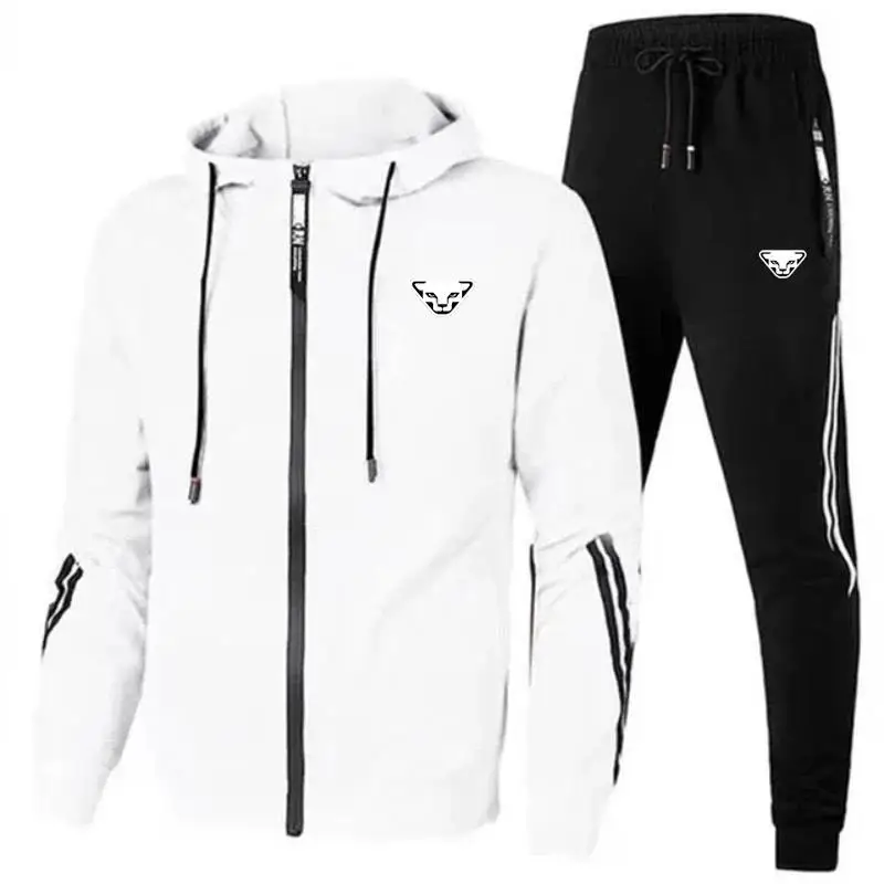 High Quality Fashionable Hot Selling Men\'s Two-piece Sports Set, High-quality Sportswear and Pants Casual Spring New Style