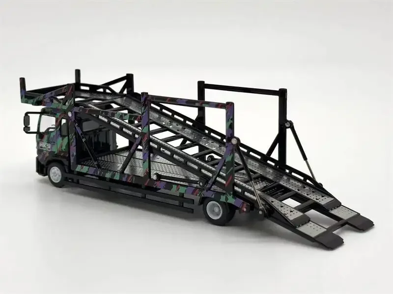 **Pre-Order** Unique Model 1:64 HINO Ranger 500 Double deck bridge transporter limited499 Diecast Model Car