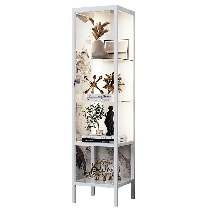 cabinet figure model building block toy storage rack household living room bookcase Lego high-end perfume bag storage