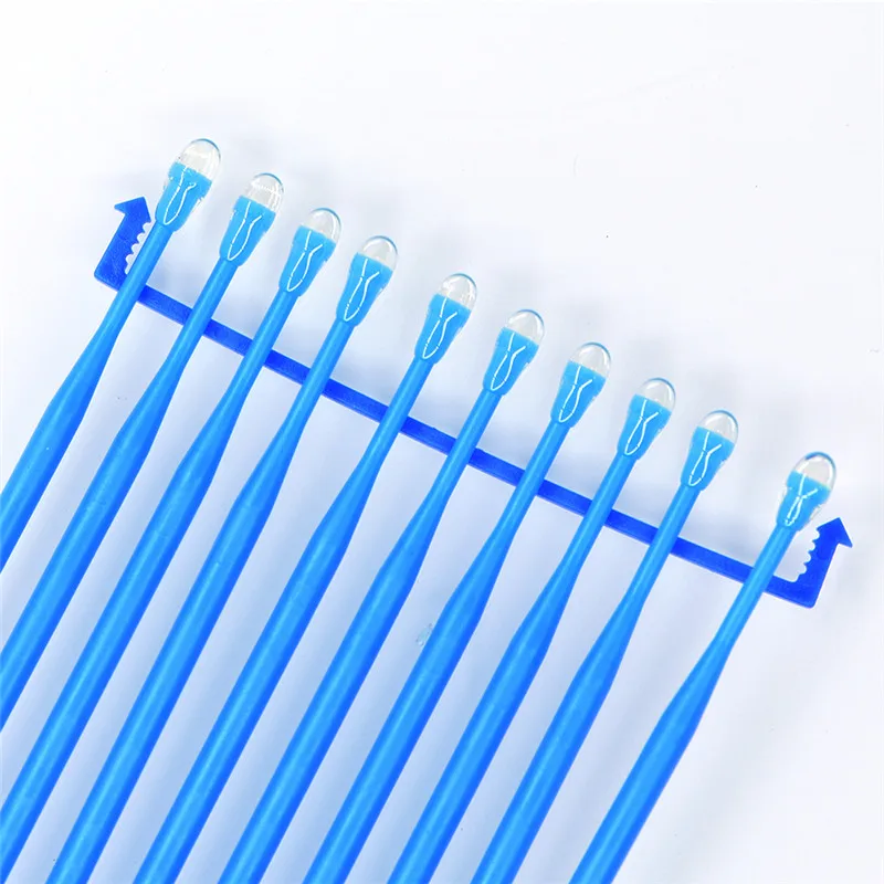 10 teile/schachtel Einweg-Zahnapplikator-Pinsel klebt Klebe spitze für Zahnkrone Porzellan Furnier Zahnarzt Materialien – Detail 5