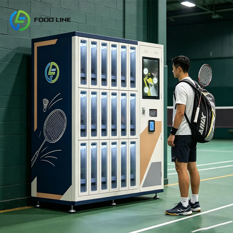 Racket Vending Badminton Sports Store Kiosk Automatic Tennis Padel Pickleball Racket Equipment Customized