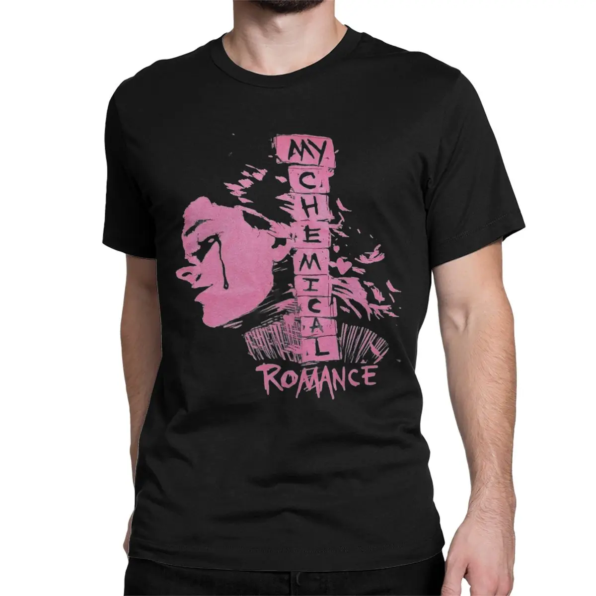 Mcr Band Punk Rock T Shirt for Men Women Pure Cotton T-Shirts O Neck My Chemical Romance Tees Short Sleeve Clothing 4XL 5XL