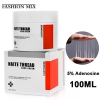 Crema para el cuello con hilo Naite, péptidos de colágeno hidrolizados de Corea, solución de 5% de adenosina, crema hidratante para el cuidado de la piel, 100ml