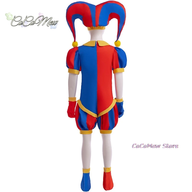어메이징 디지털 서커스 코스프레 남녀공용, 폰미 의상, 어린이 애니메이션, 어린이 코스프레, 성인 코스튬 의류
