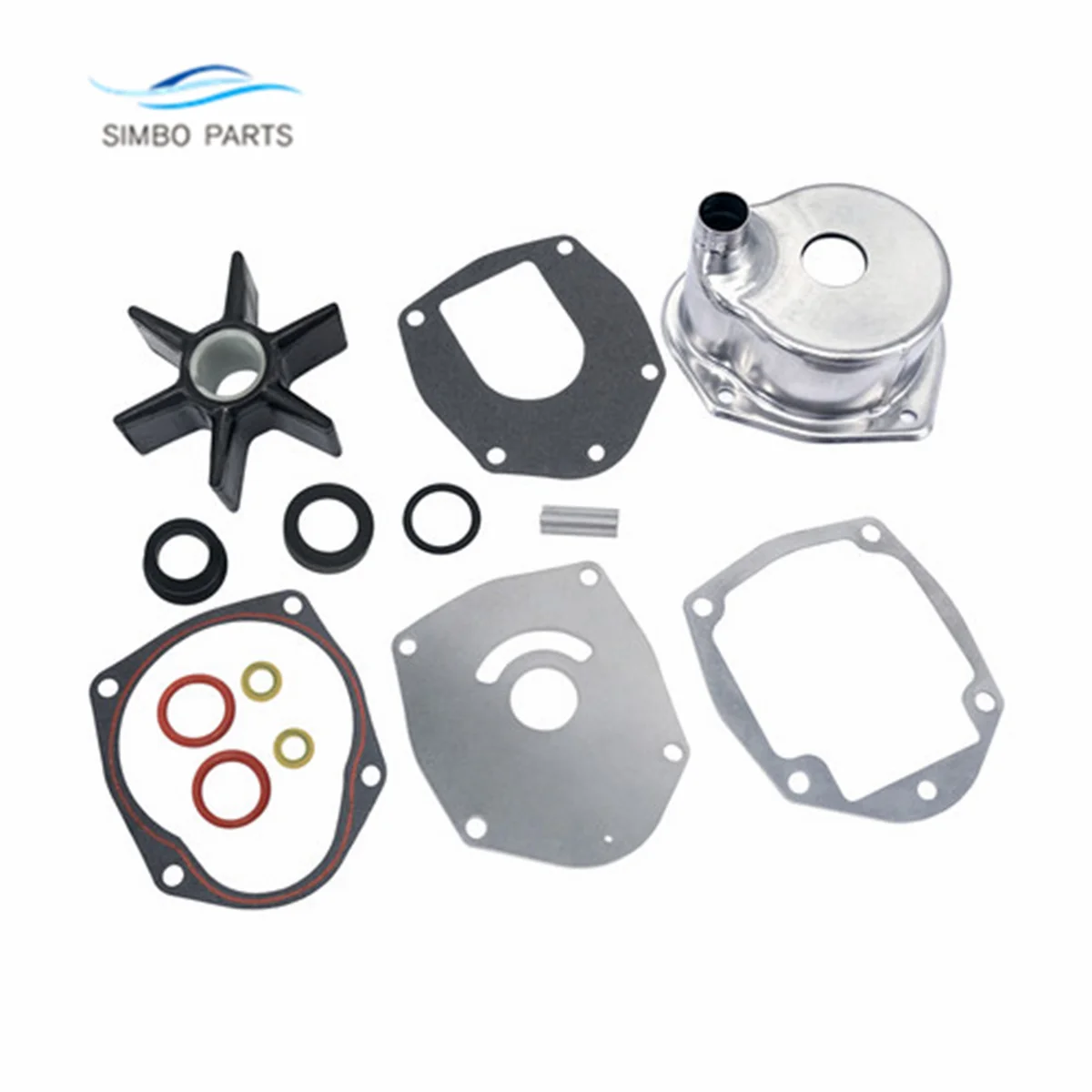 

46-817275Q05 Water Pump Impeller Kit For Mercury 4-Stroke 40-100 HP Outboard Motor 46-817275A5 46-43024A7 Sierra 18-3570