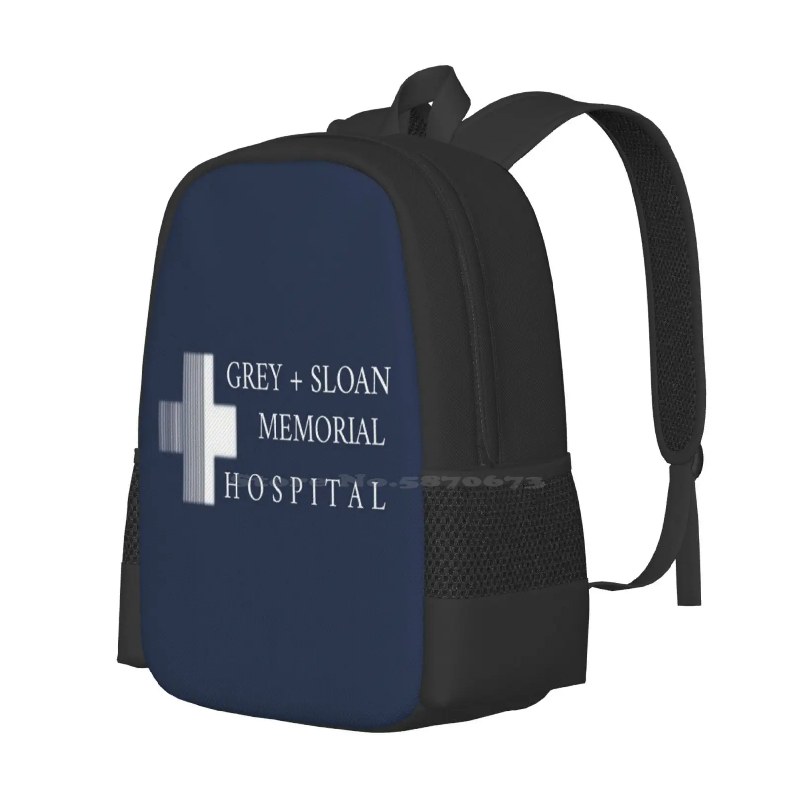 Grey+Sloan Memorial Grey'S Anatomy Hot Sale Schoolbag Backpack Fashion Bags Greys Anatomy