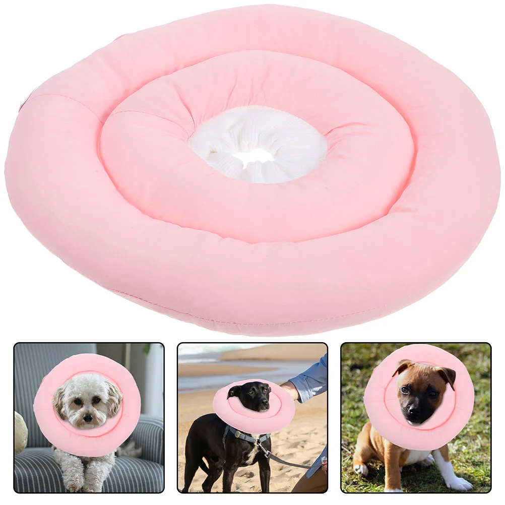 

Postoperative Recovery Collar Cat Cone Elizabethan for Dogs Inflatable Pet Protective Cloth