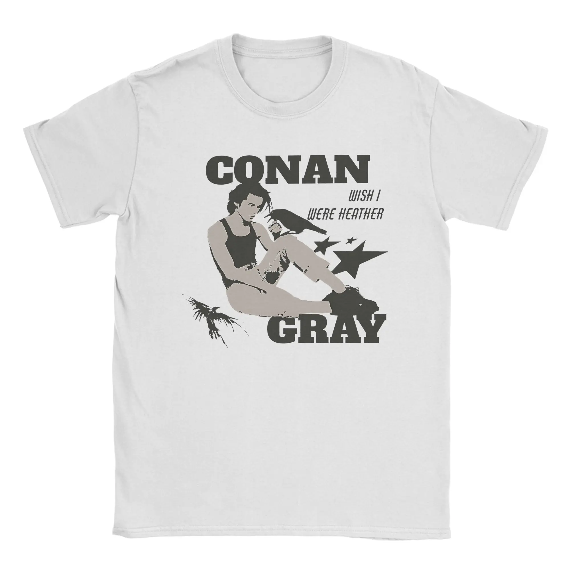 

Men Women Conan Gray Wishbone singer Shirt Pure Cotton Graphic Printed Tee Shirts Clothing Outfits