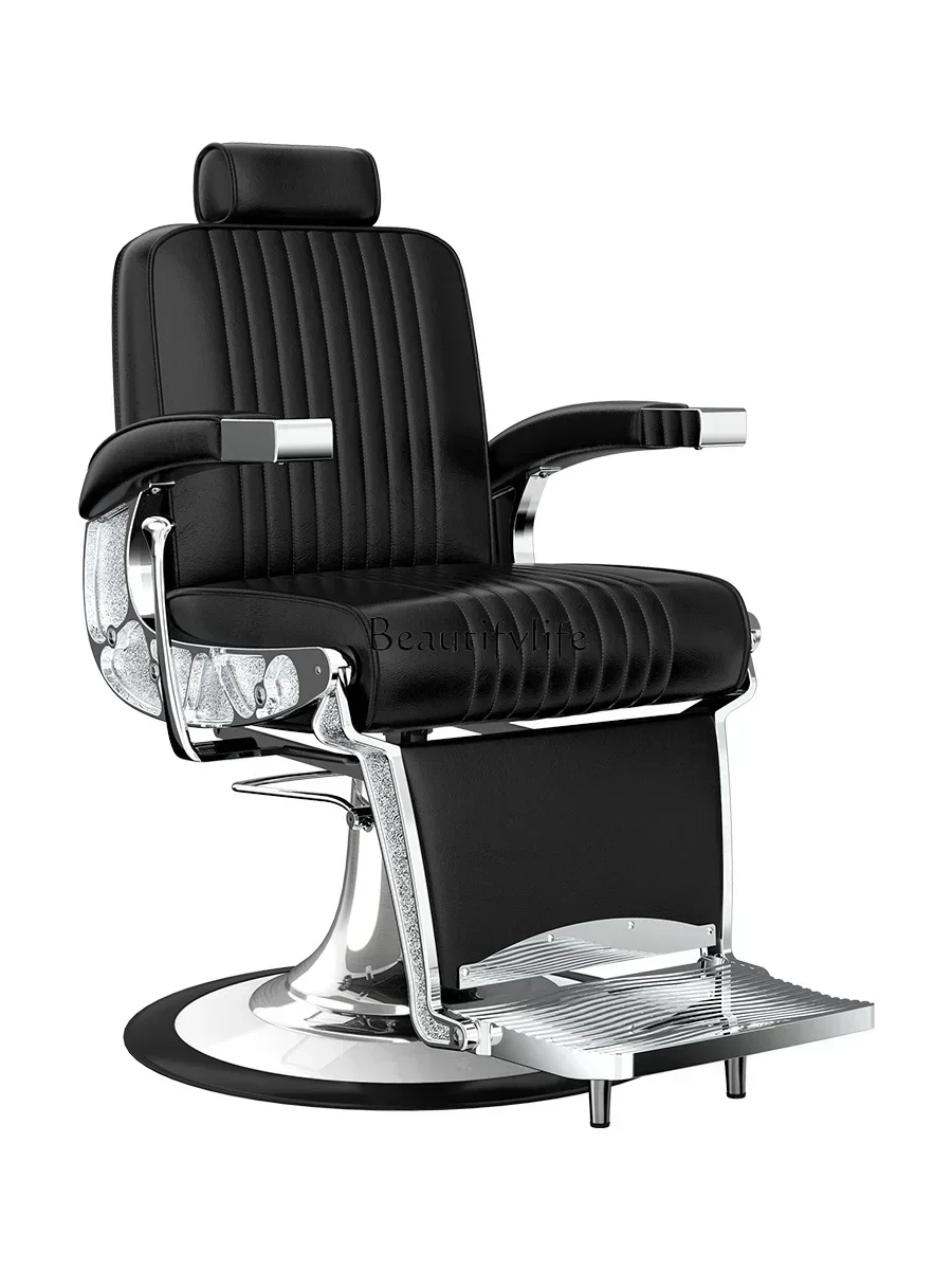 Men's Oil Head Chair Can Be Put down to Repair Face Shaving Hair Chair High-End