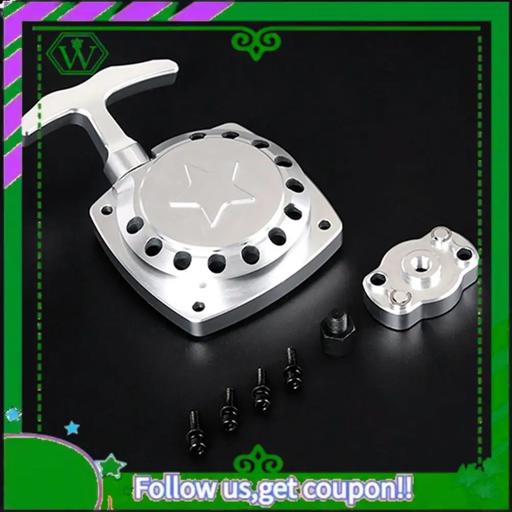 Reliable-Easy To Start Pull Starter For 45CC 71CC 4 Bolts Engines For 1/5 HPI ROFUN BAHA ROVAN KM BAJA 5B 5T 5SC Rc Car Parts