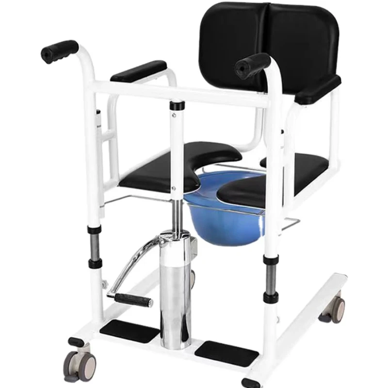 Multifunctional armchair for seniors with a comfortable transfer lift