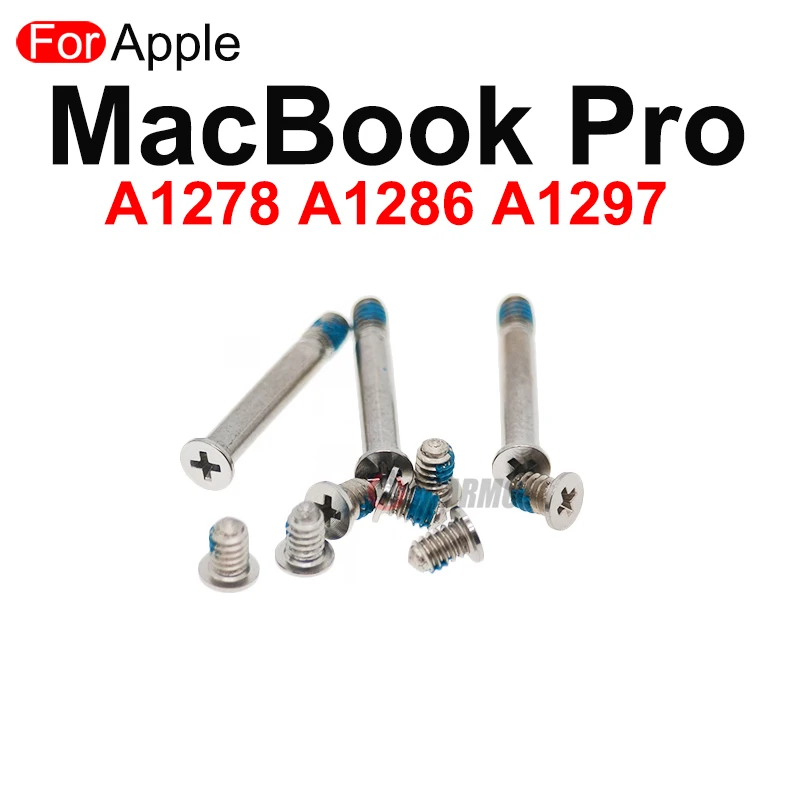Aocarmo для Apple MacBook Pro A1278 A1286 A1297 Air A1369 A1466 Retina A1398 A1425 A1502 полный комплект винтов нижней части корпуса