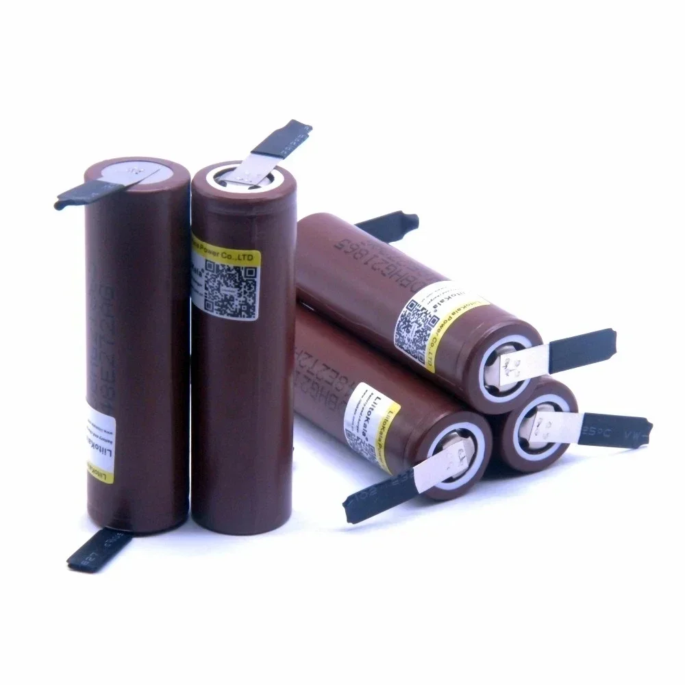 Hot 1-20pcs LiitoKala HG2 18650 3000mAh battery 3.6V discharge 20A dedicated High power discharge +DIY Nicke